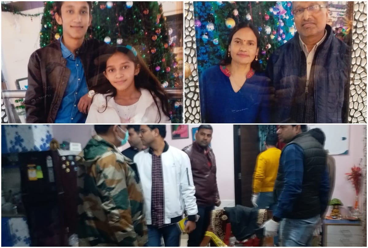 doctor brutally murders wife and two children in Kanpur