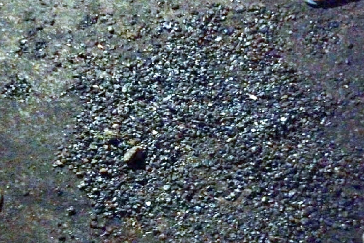 Bijnor News: the coconut not broke and the road was broken during the road inauguration and see photos