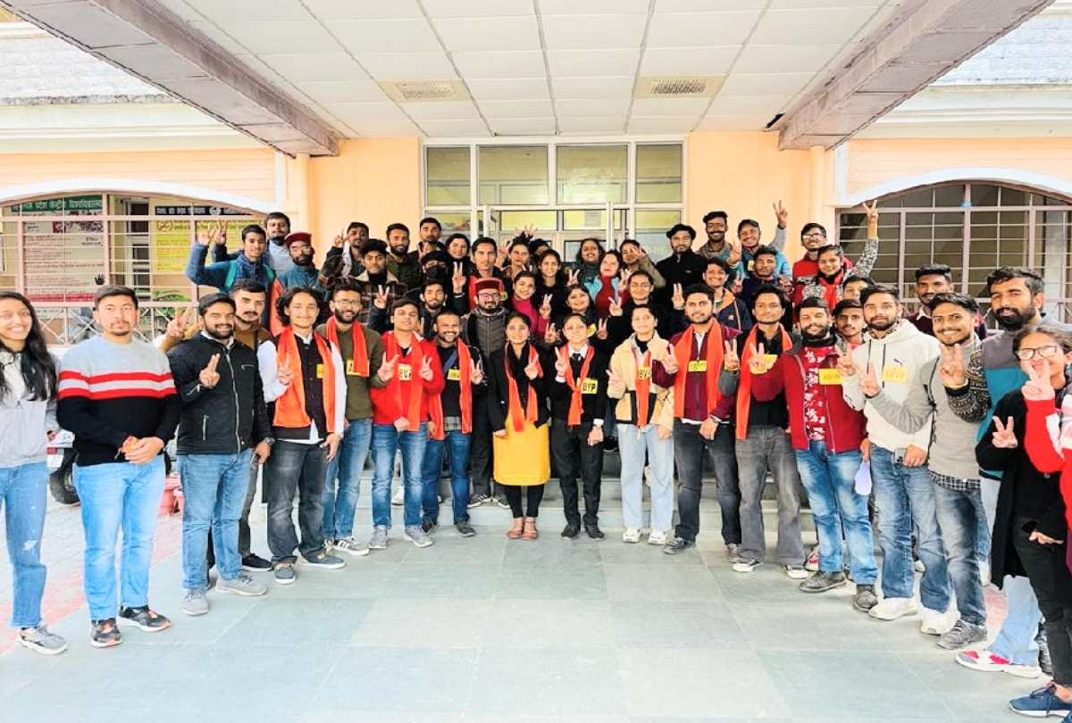 Dharamsala: New student council elected in Central University, 12 unopposed and voting for seven posts