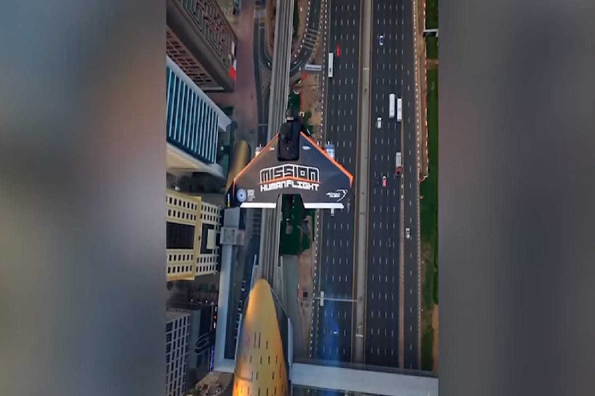Dubai crown prince Hamdan shares Jetmen’s flight over Dubai with a message ‘In memory of Vincent Reffet’