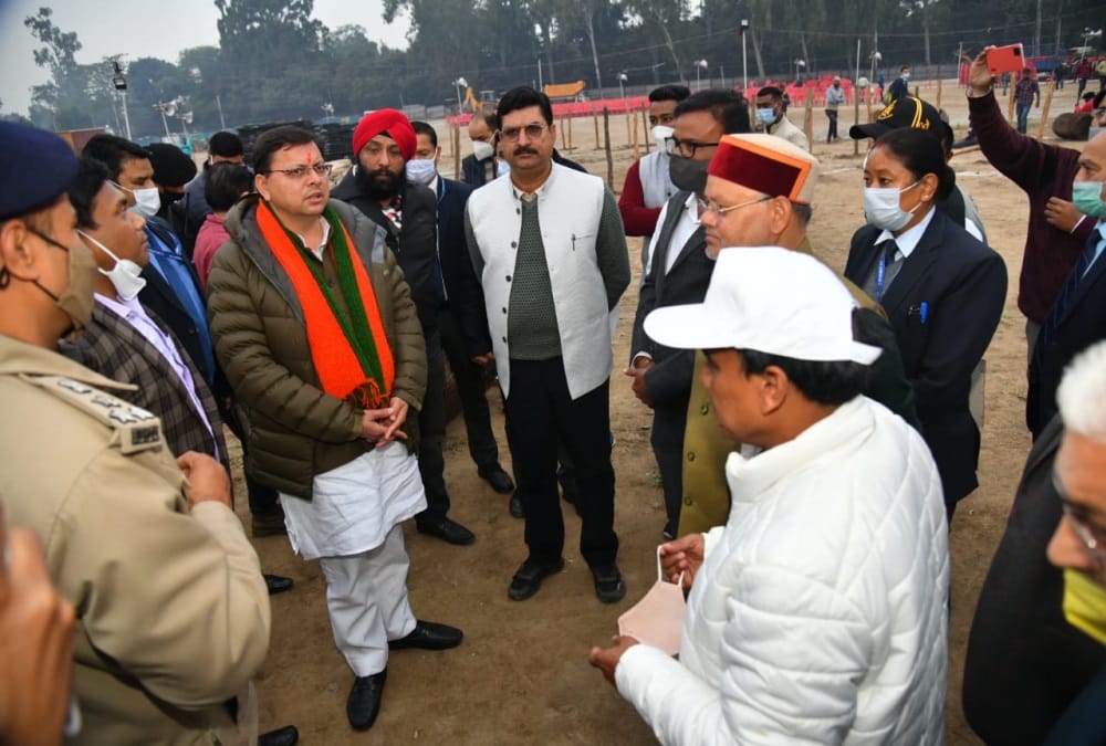 PM Modi Visit in Dehradun News Update: Cm pushkar singh dhami and Election in Charge Will visit parade ground