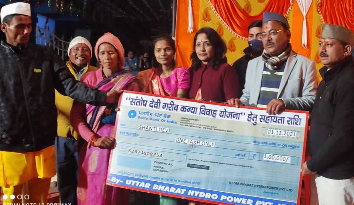 1 lakhs Cheque