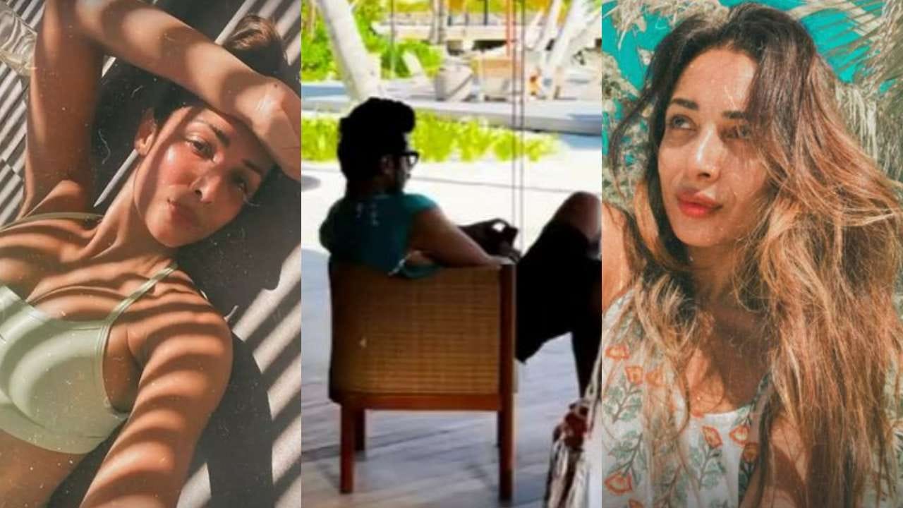 Arjun Kapoor is enjoying happy times in the pool with his girlfriend Malaika Arora on their Maldives vacation