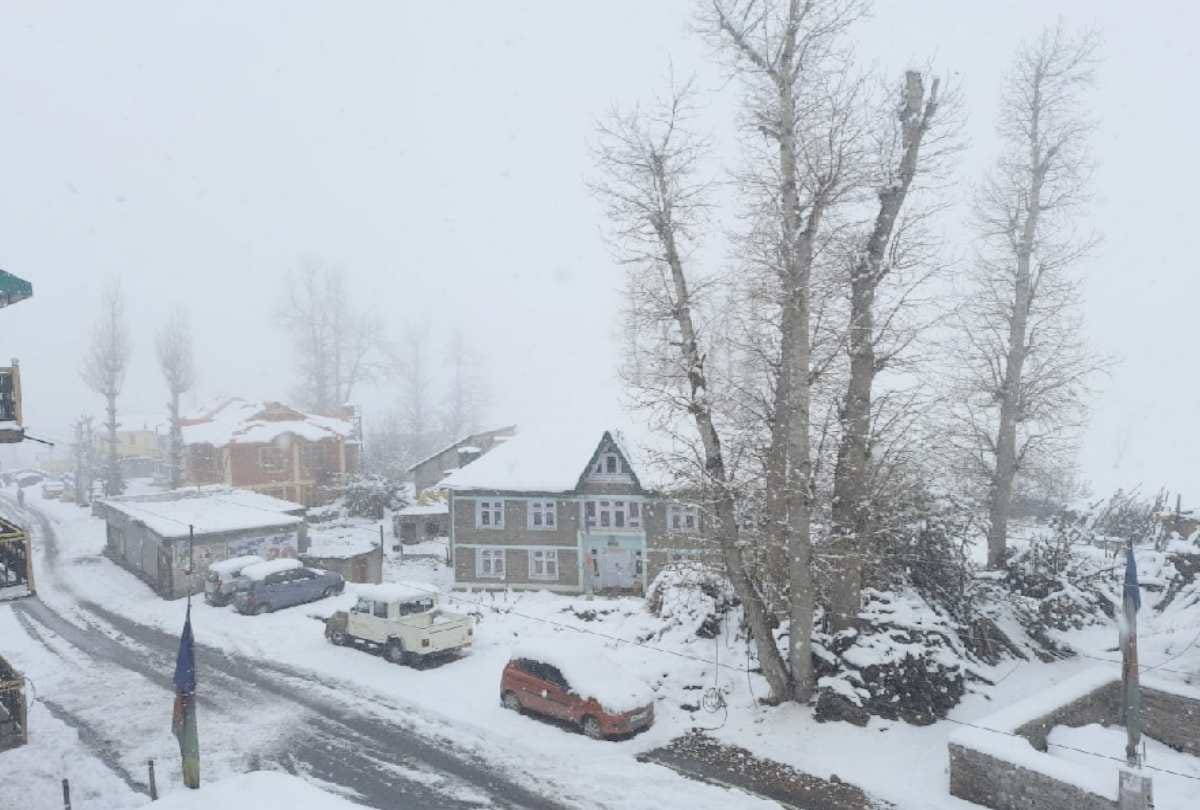 himachal weather update: snowfall on peaks including Rohtang pass, rainfall in Shimla, see photos