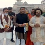 काशी विश्वनाथ धाम  में धर्मेंद्र प्रधान