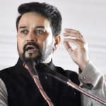 केंद्रीय सूचना एवं प्रसारण मंत्री अनुराग ठाकुर।