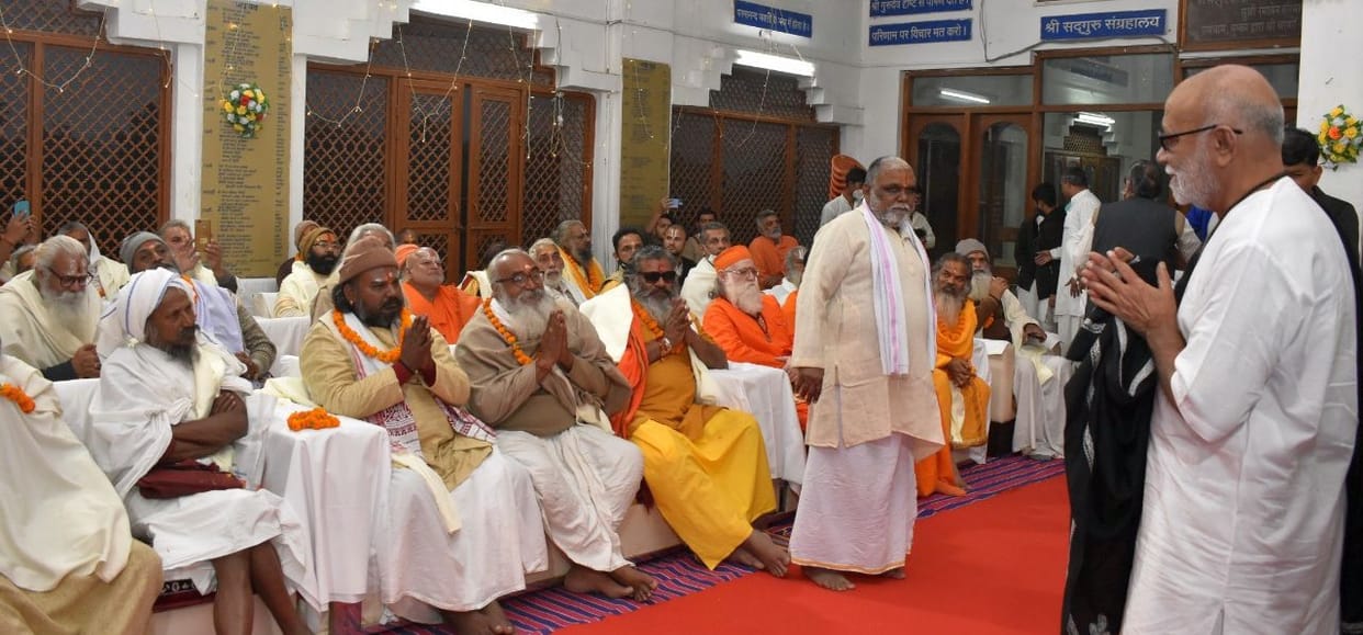 Whatever should be distributed is the prasad: Morari Bapu