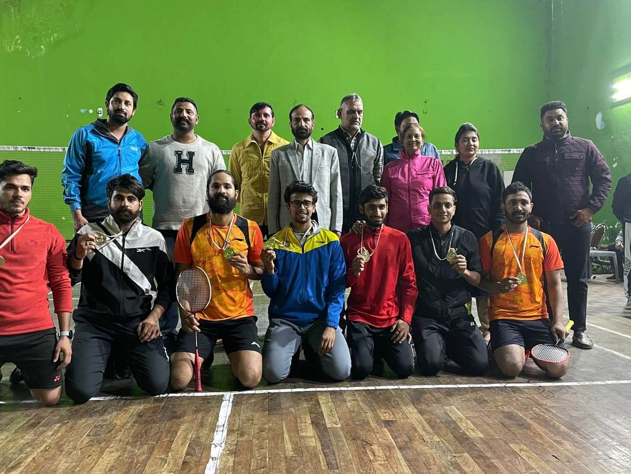 SA Jain College Ambala City won the badminton competition, Yamunanagar