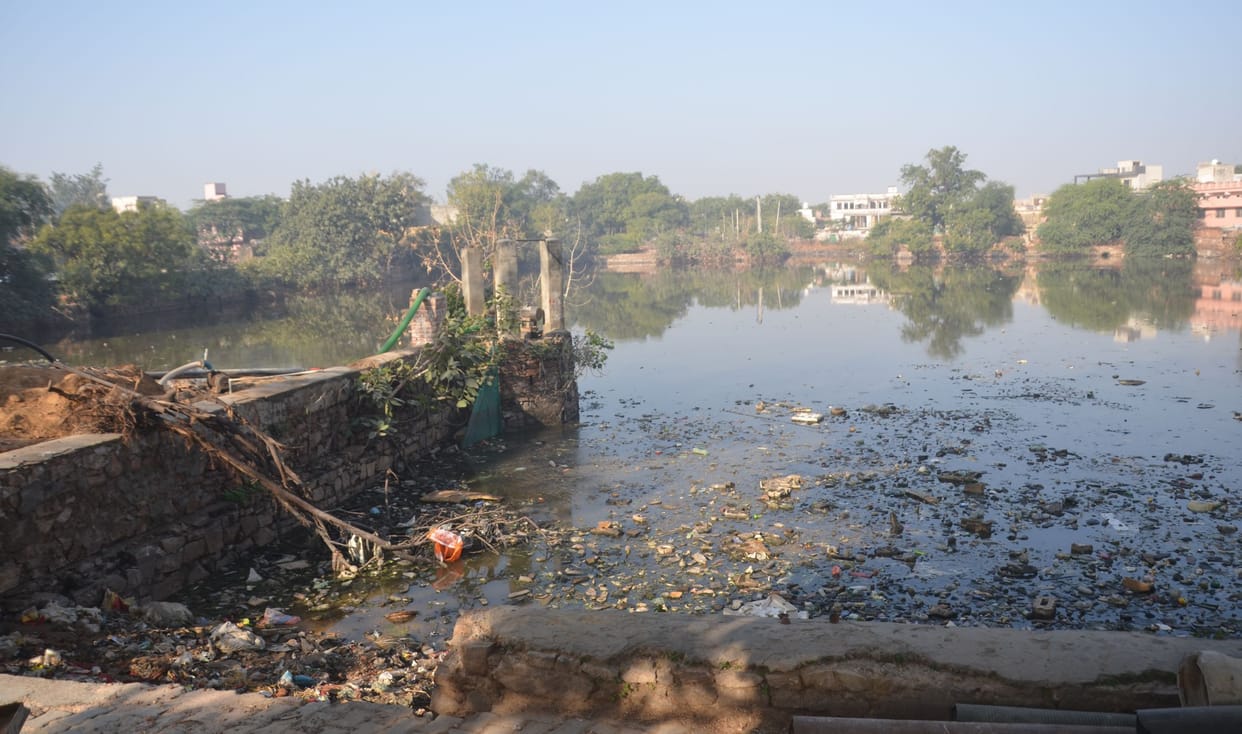 Shyamsar Pond: For de-watering, the agency will put a separate line till the STP, DC gave instructions