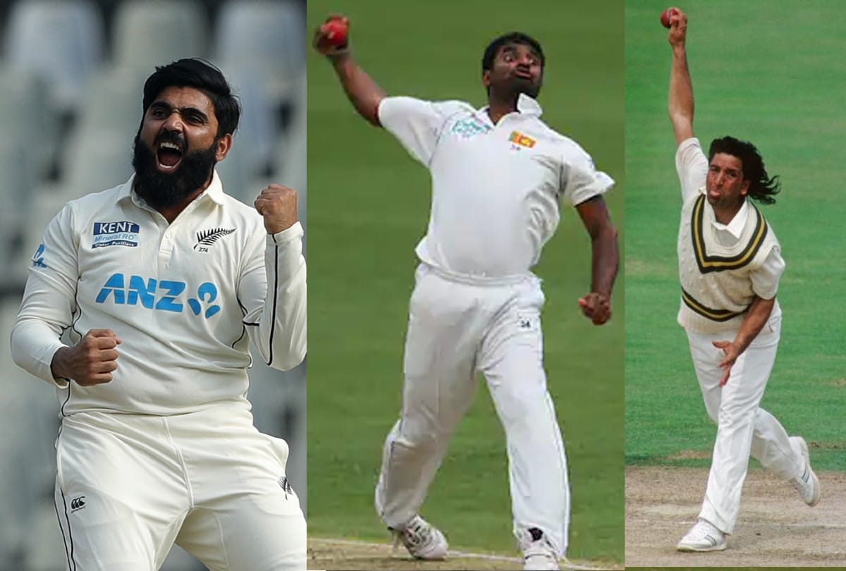 IND vs NZ Ajaj patel broke record of Muralidharan, Abdul Qadir and Subhash Gupte