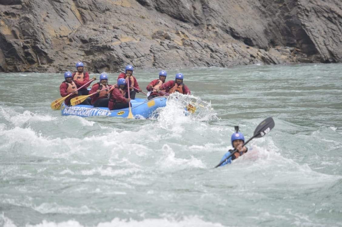 Rafting in the Ganges from Devprayag to Munikireti