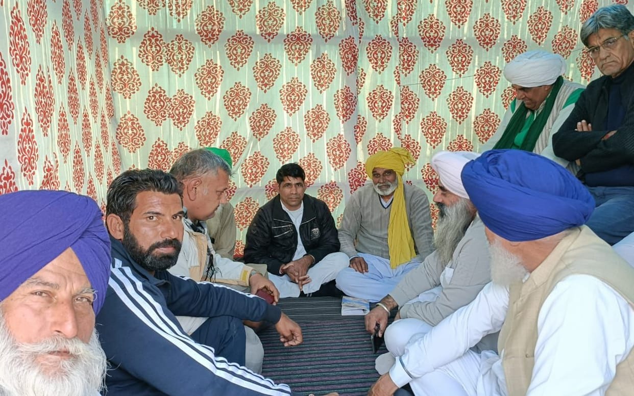 Farmers also raised the demand to withdraw the property compensation law