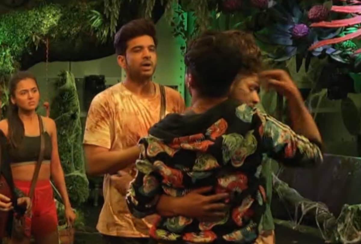 bigg boss 15 karan kundrra and pratik sehajpal get into fight again during the task