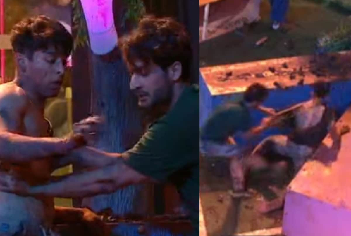 Bigg Boss 15 umar riaz tore Prateek Sahajpal T shirt during a fight in the prize money task