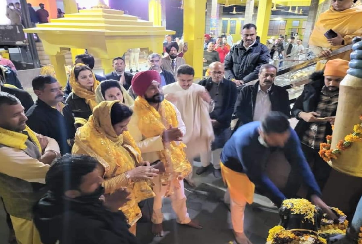 Kangra: Punjab Chief Minister Channi reached Baglamukhi temple before elections