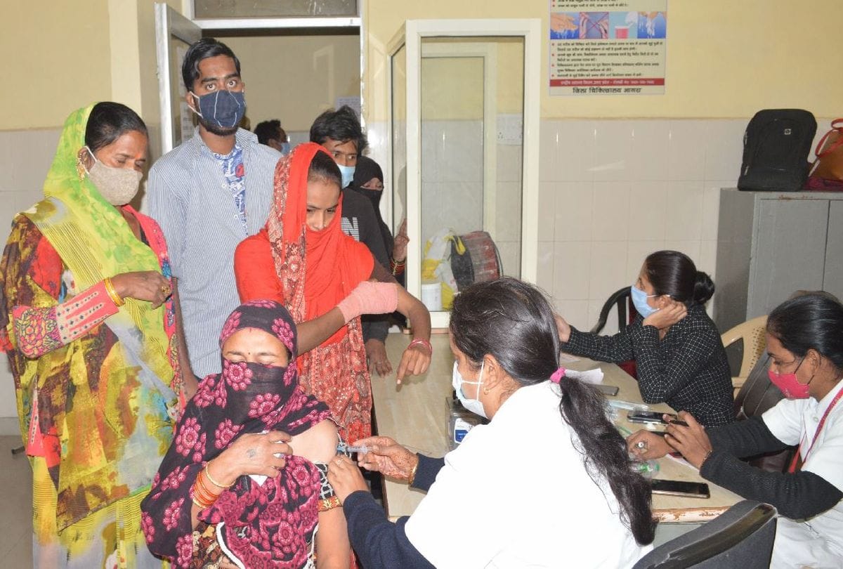 Corona Vaccination Drive Slow After Strike Of National Health Mission Workers