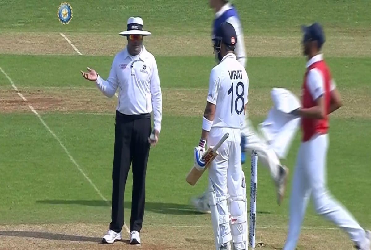 IND vs NZ 2nd Test Indian captain Virat Kohli out due to umpire mistake in Mumbai test 10 year old tweet went viral