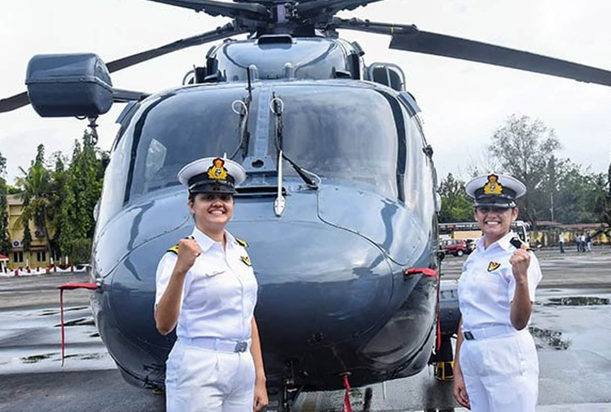 Indian Navy Day 2021 Women officers in Frontline Navy Warship Kumudini Tyagi Riti Singh Shivangi Singh