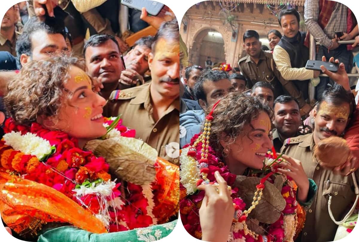 Kangana Ranaut visits  Shri Krishna Janam Bhumi Mathura a day after farmers surrounded her in Punjab