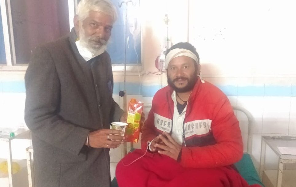 Police admitted the revolutionary leader to the hospital