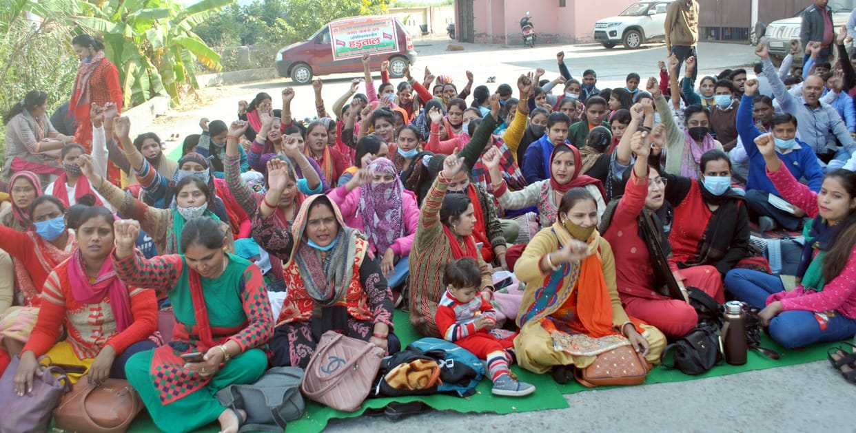 BKU leaders supported the movement of contract workers