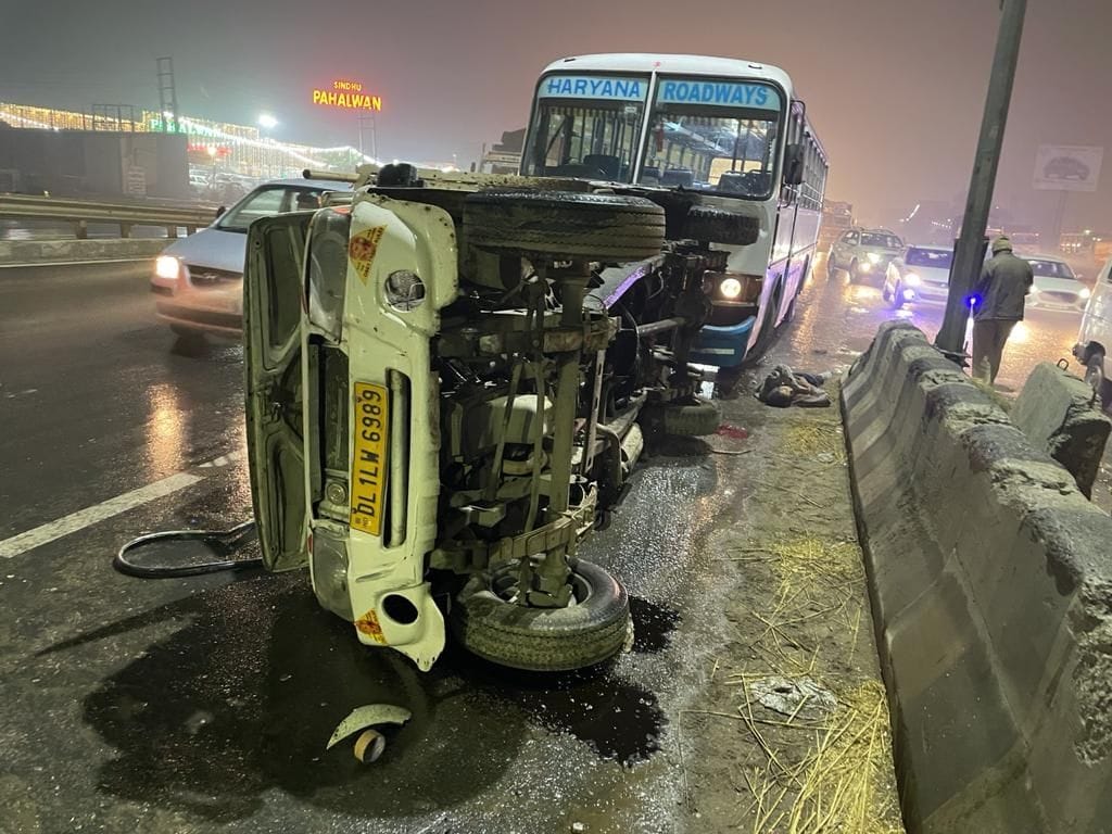 pickup driver killed in roadways bus collision, cleaner injured