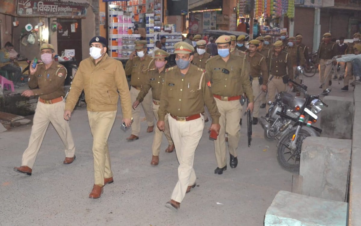 SP assured of security by patrolling on foot