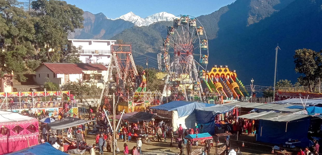 When the weather opened, the crowd gathered in the festival