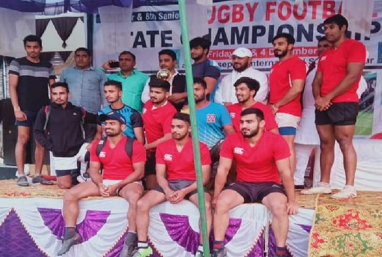In the Rugby Football Championship team of Sonipat and rohtak became the winner