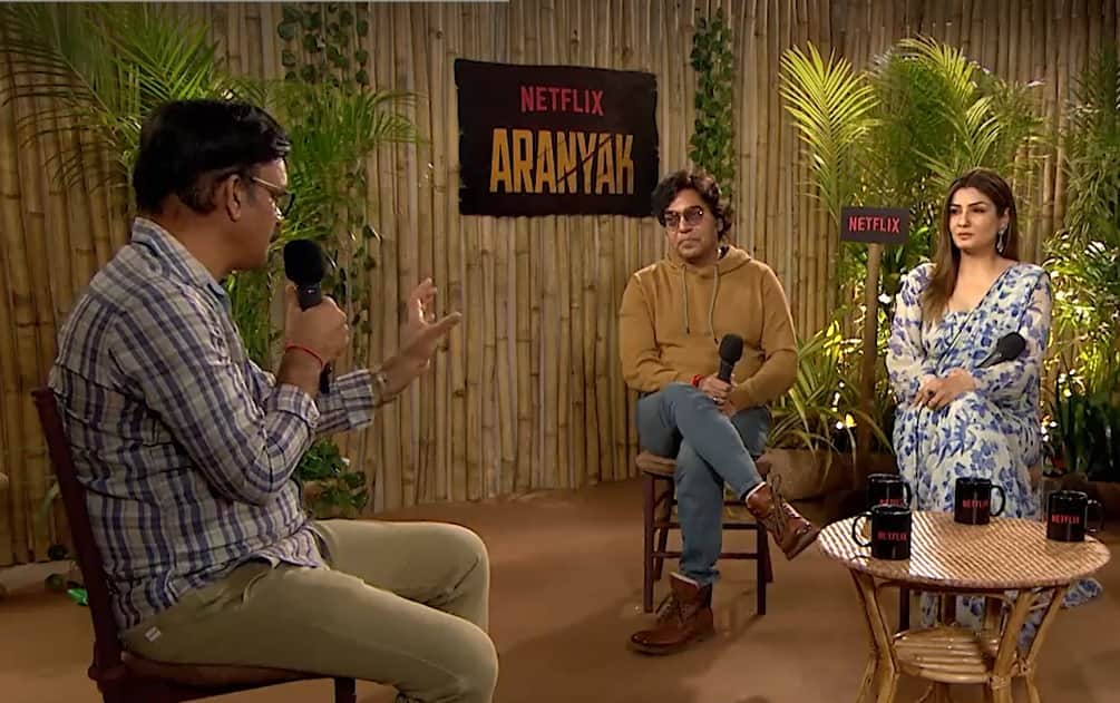 Raveena Tondon Speaks to Pankaj Shukla Amar Ujala Aranyak Daman Matr Shool Netflix India Rohan Sippy