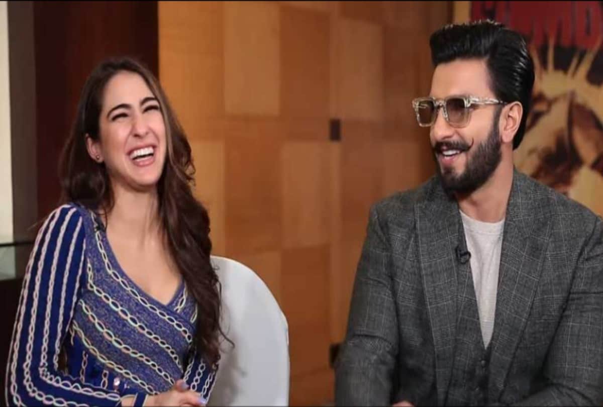 Social Media: Sara Ali Khan danced with Ranveer Singh on chaka chak song the actor was seen copying the steps of the actress