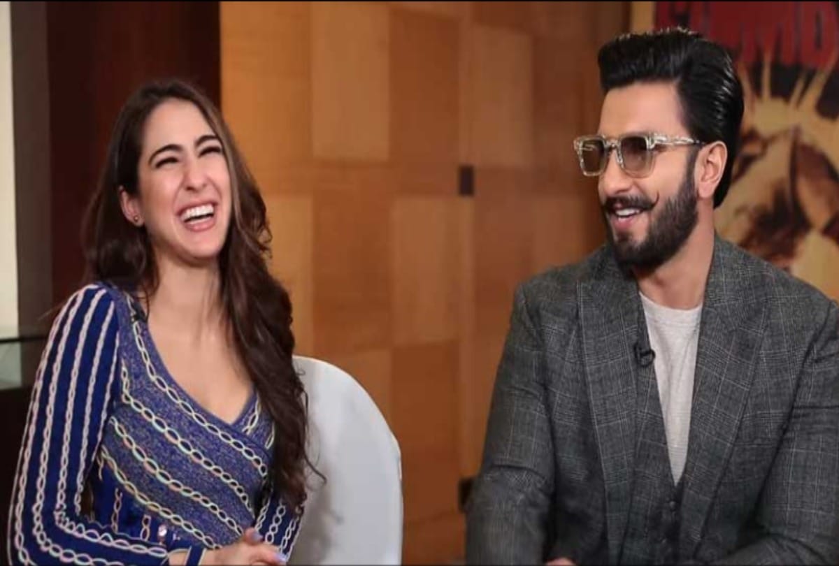 Social Media: Sara Ali Khan danced with Ranveer Singh on chaka chak song the actor was seen copying the steps of the actress
