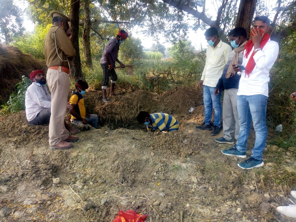 The dead body was taken out from the grave and sent for post-mortem