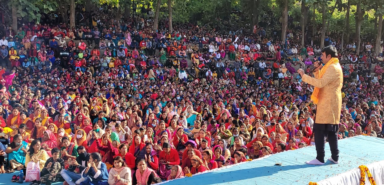 Siddha's danda resonated with Shri Siddhababa's Jagars
