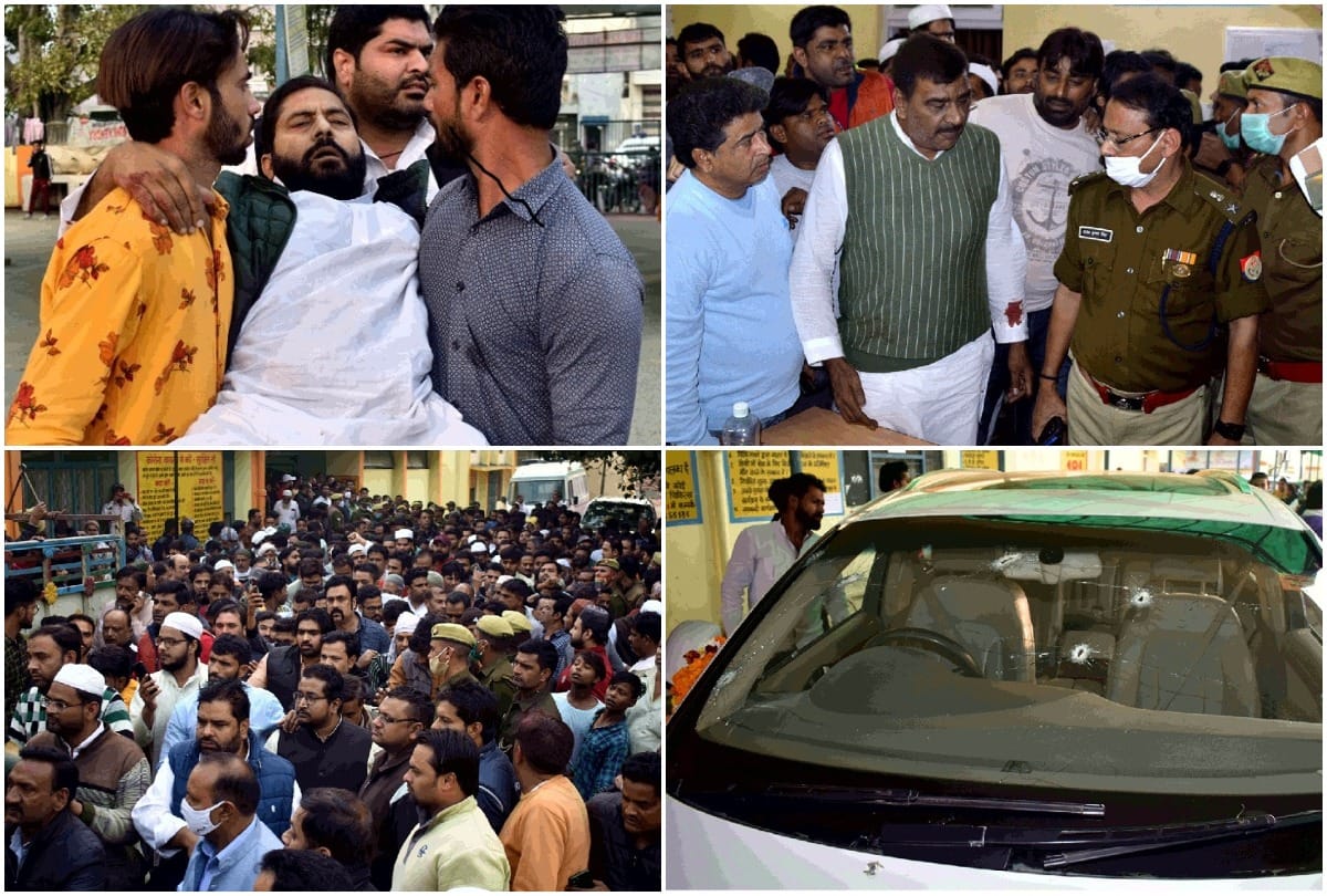 Heavy firing on Haji Yunus convoy six were shot yesterday were involved in RLD from BSP