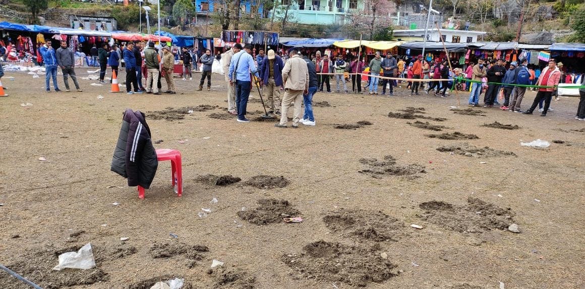 Forensic team investigated the incident site