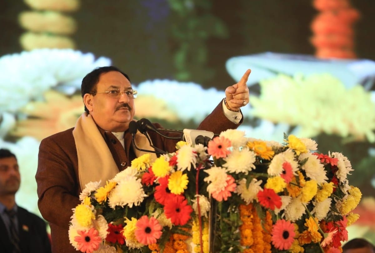 AIIMS Bilaspur Himachal News: bjp rashtriya adhyaksh jp nadda message to congress