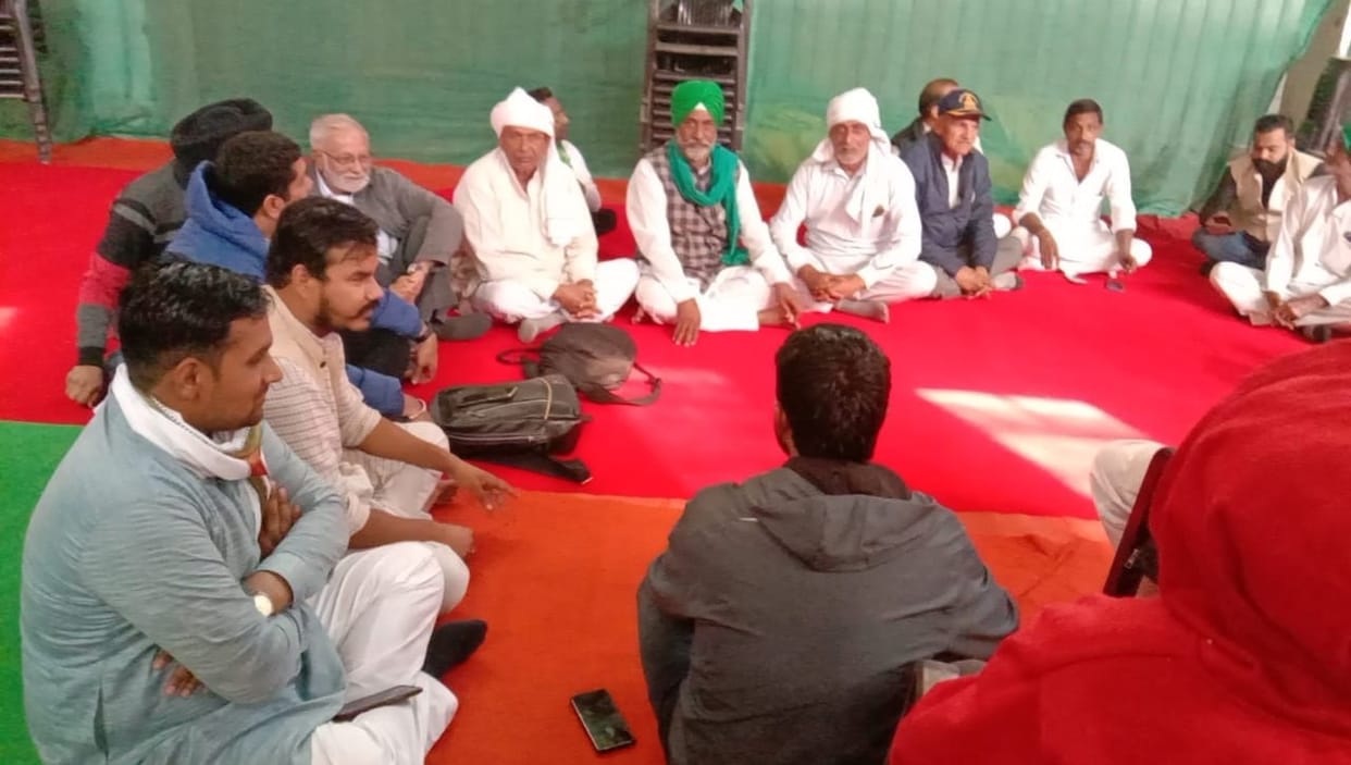 The government should also fulfill the demand of compensation and memorial of the farmers of Haryana.