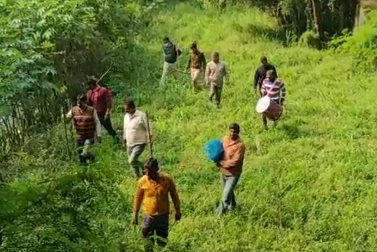 Indore: The mystery of the missing leopard is getting deeper, the search was done by playing the drum... the questions arising - where did it go..