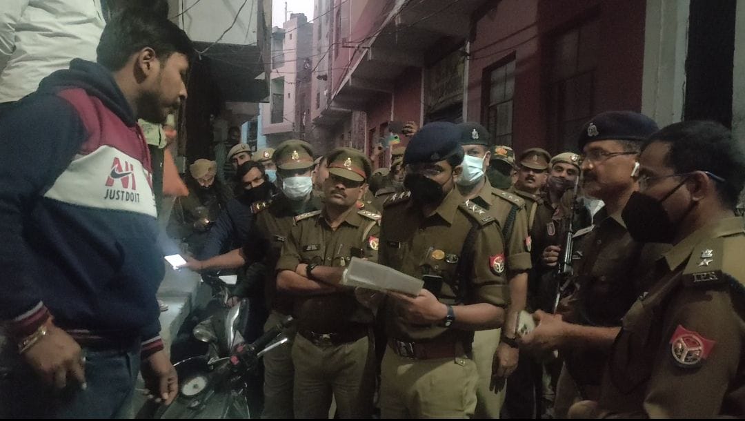 Police operation Prahar in Khoda, raids on 26 locations