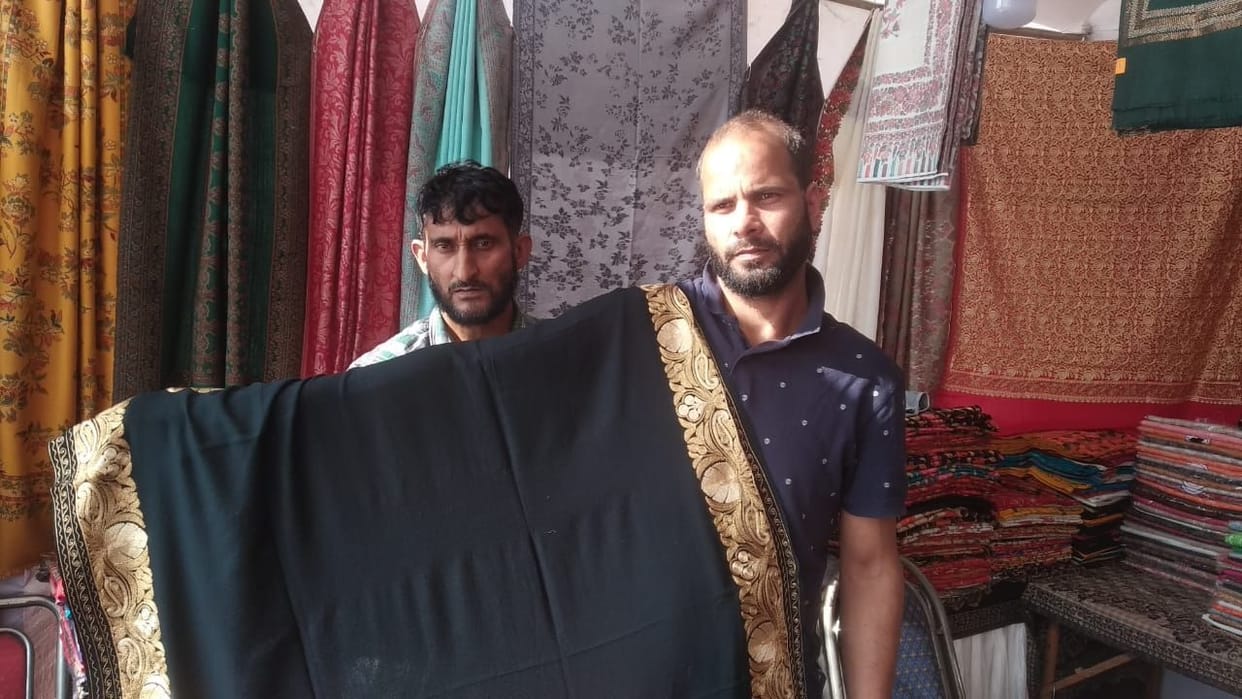 Most of the pashmina shawls donated in Europe and Muslim countries