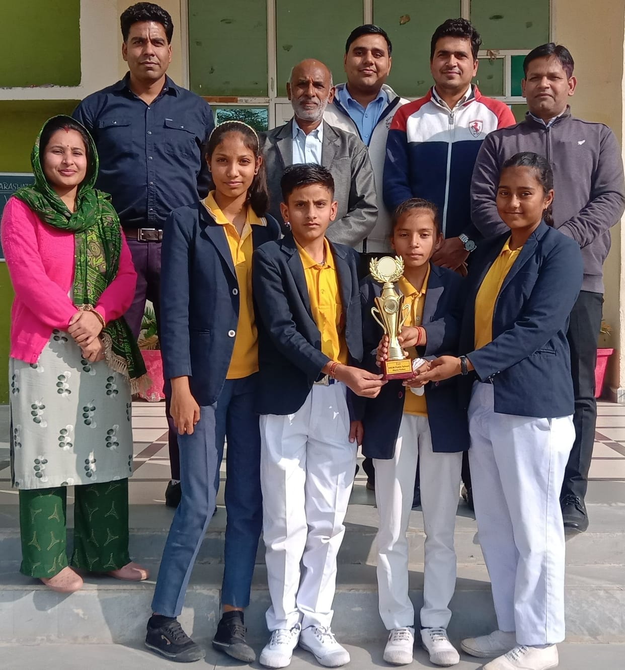 Shivaji House 1st in Inter House Maths Quiz