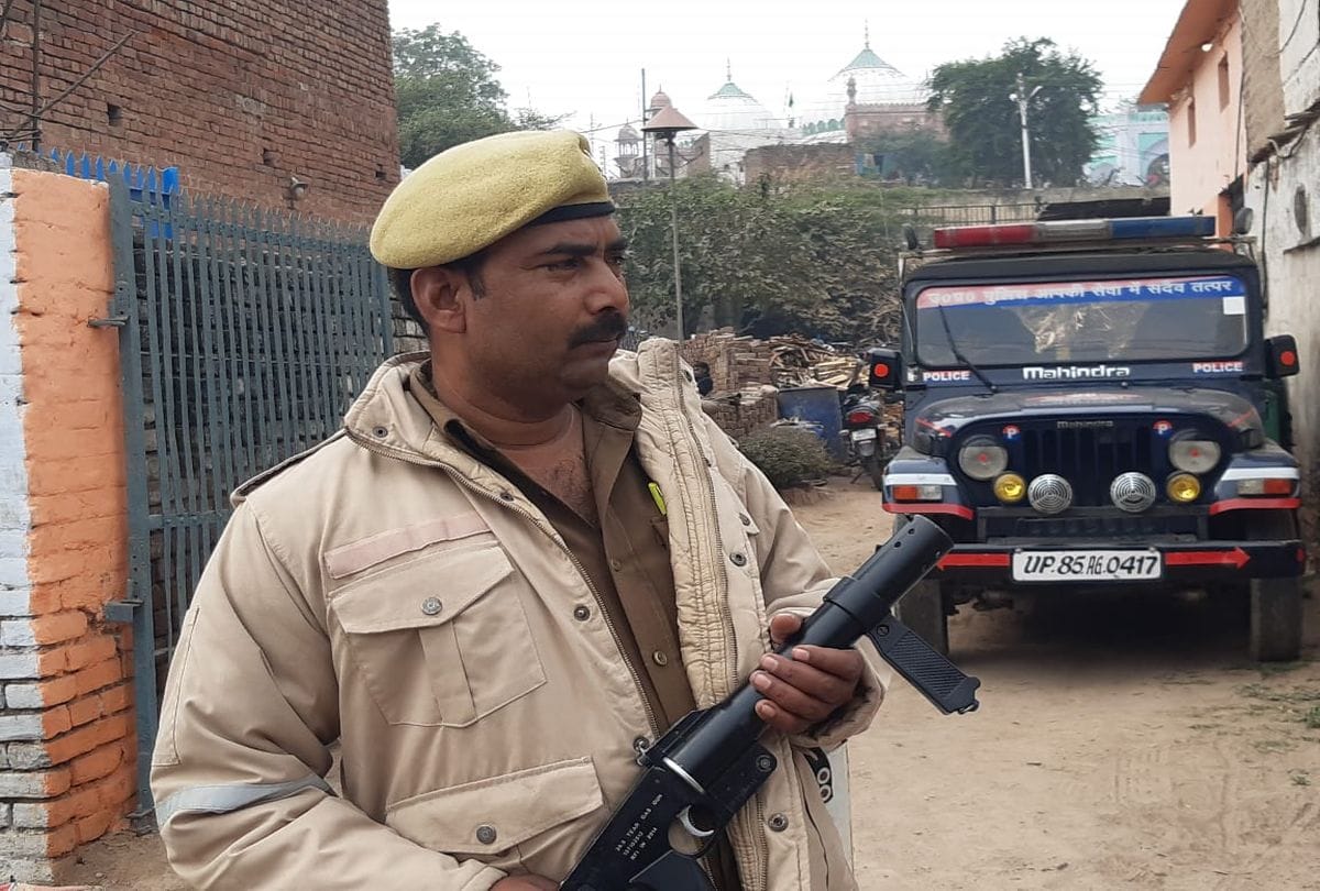 High Security In Mathura Shri Krishna Janmbhoomi And Idgah Route Divert
