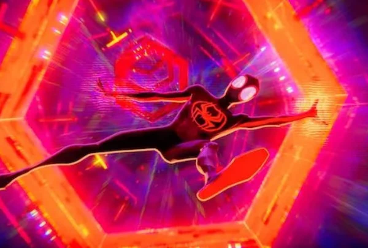 Pavitr Prabhakar makes big screen debut in Spider Man Across The Spider Verse video goes viral from theatre