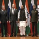 राजनाथ सिंह और एस जयशंकर अपने रूसी समकक्ष के साथ