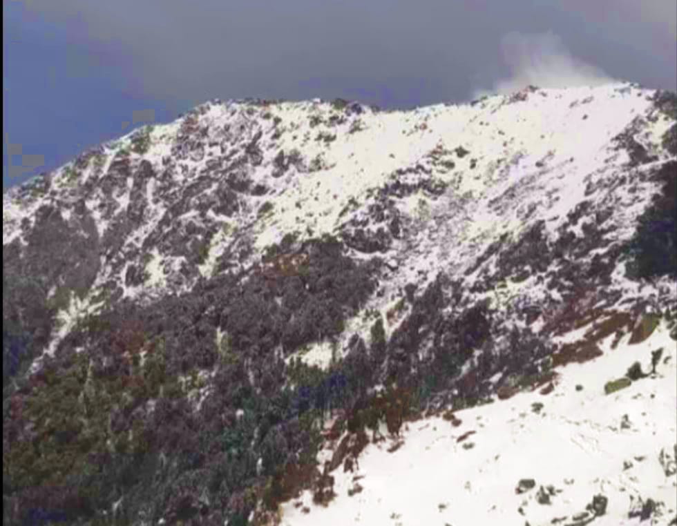 20 cm. fresh snowfall in chuddhaar sirmaur on monday