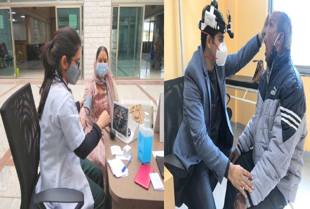 Bilaspur: Patients arrived in AIIMS from four districts on the second day, 144 got health checkup done