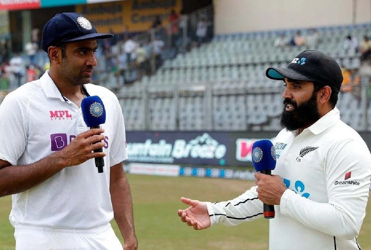 Ashwin asks twitter to give Ajaj patel blue tick got support from Fans