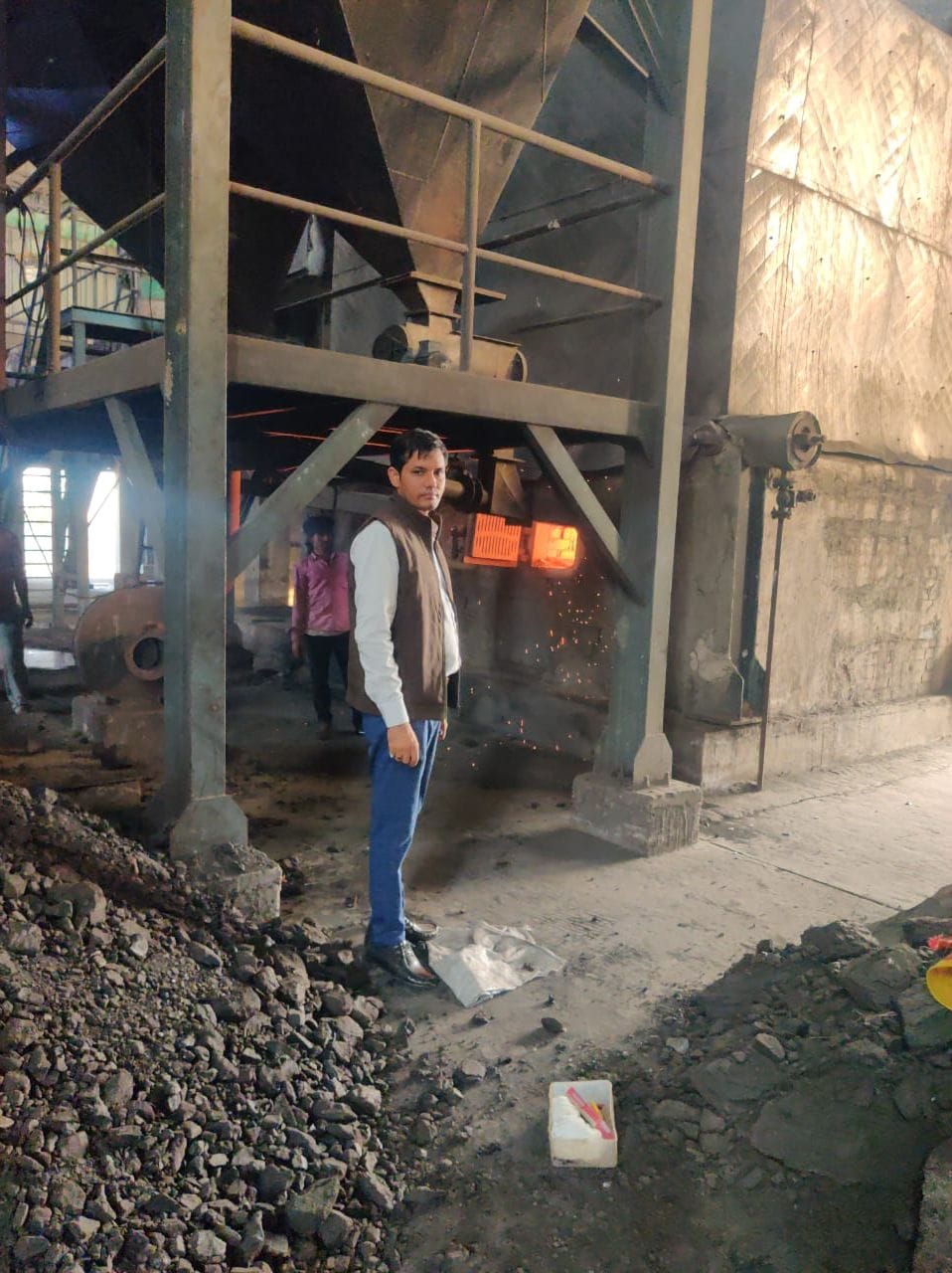 Brick making factory sealed with moving rakhi
