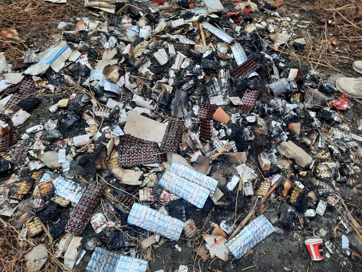 Wandering patients, medicines burnt in CHC